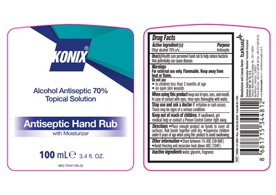 Image Description (Konix 70 Antiseptic Hand Rub 100 mL)
